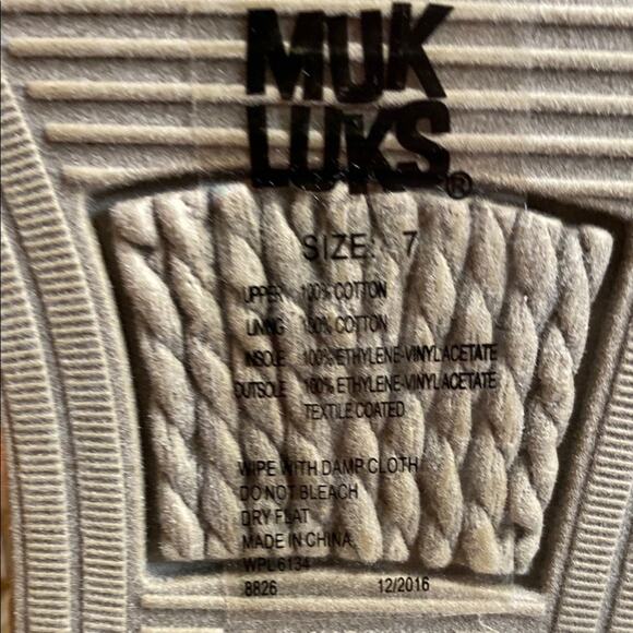 Muk Luks Silver Pink Tribal Print Espadrilles Slip-On Shoes Vacation Casual Boho - Picture 10 of 11